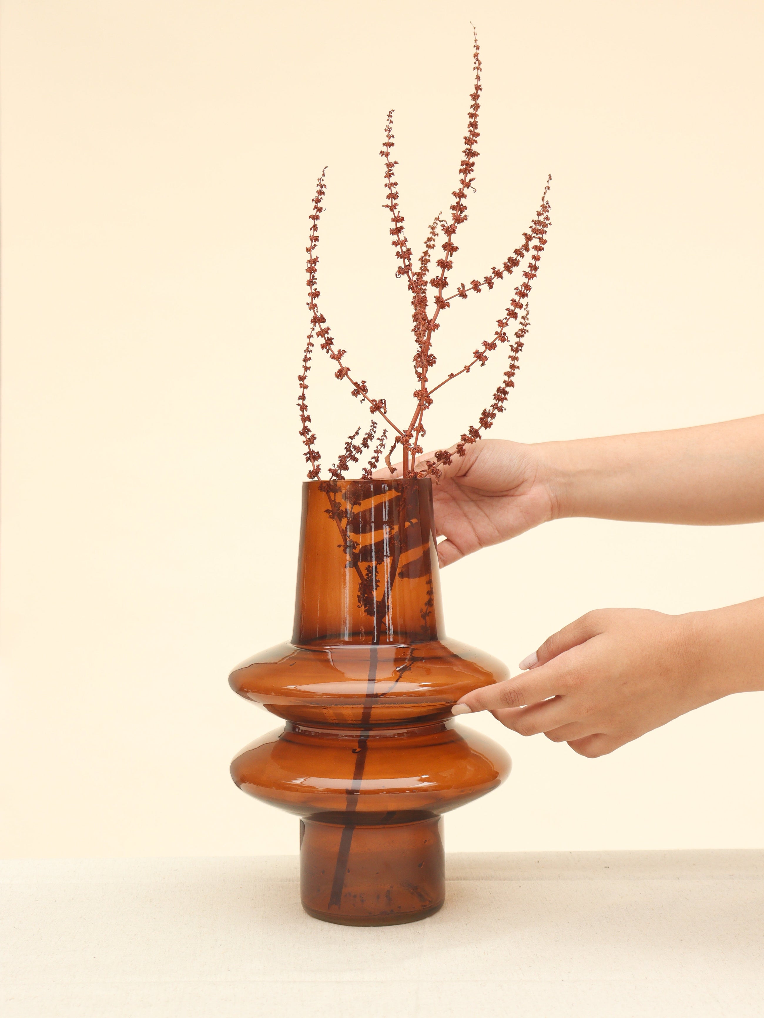 Ripple Glass vase