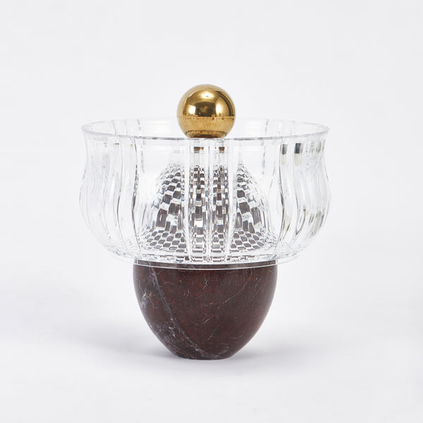 Royal Marble Nut Bowl - Wine