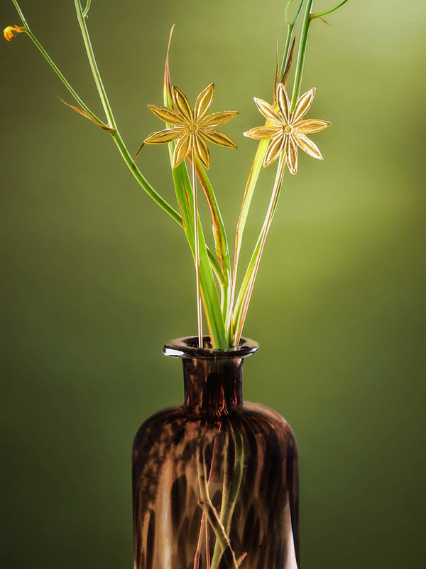 Egyptian Tall Vase With Lid