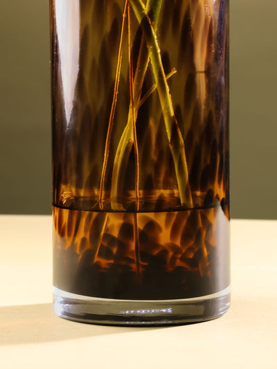 Egyptian Tall Vase With Lid