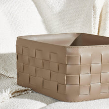 Aubrey Leather Basket