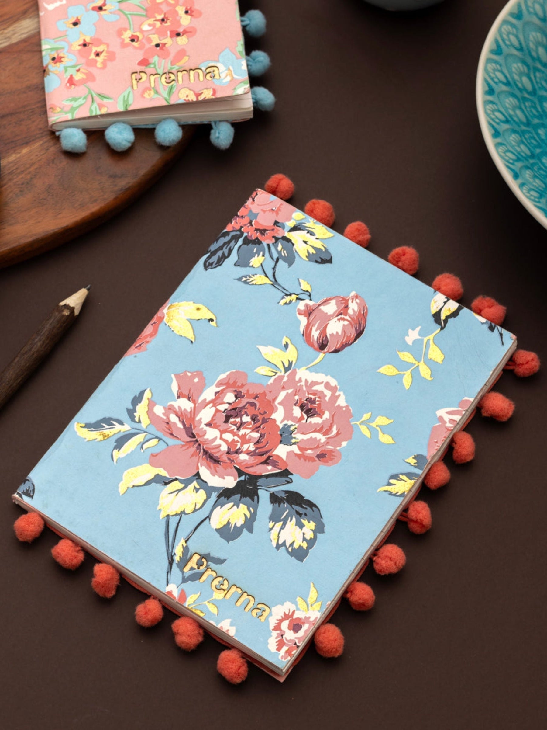 Bloom Pom Pom Notebook