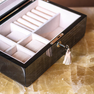 Radiance Time Piece/Jewel Box With Lock