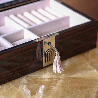 Brilliance Time Piece/Jewel Box With Lock