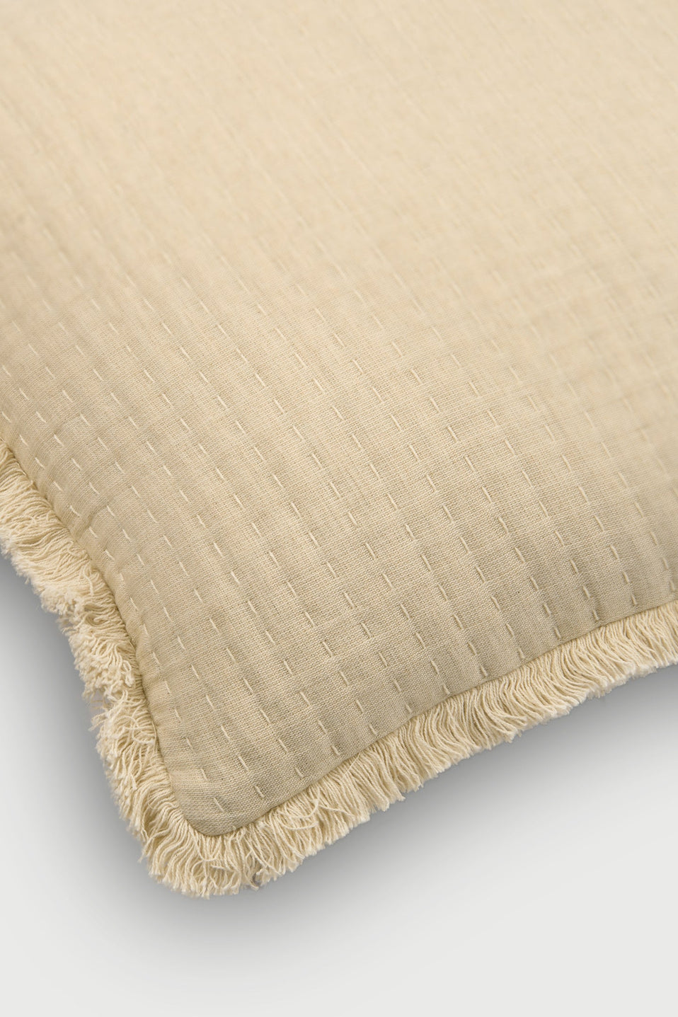 Trail Oatmeal Cotton Cushion Cover