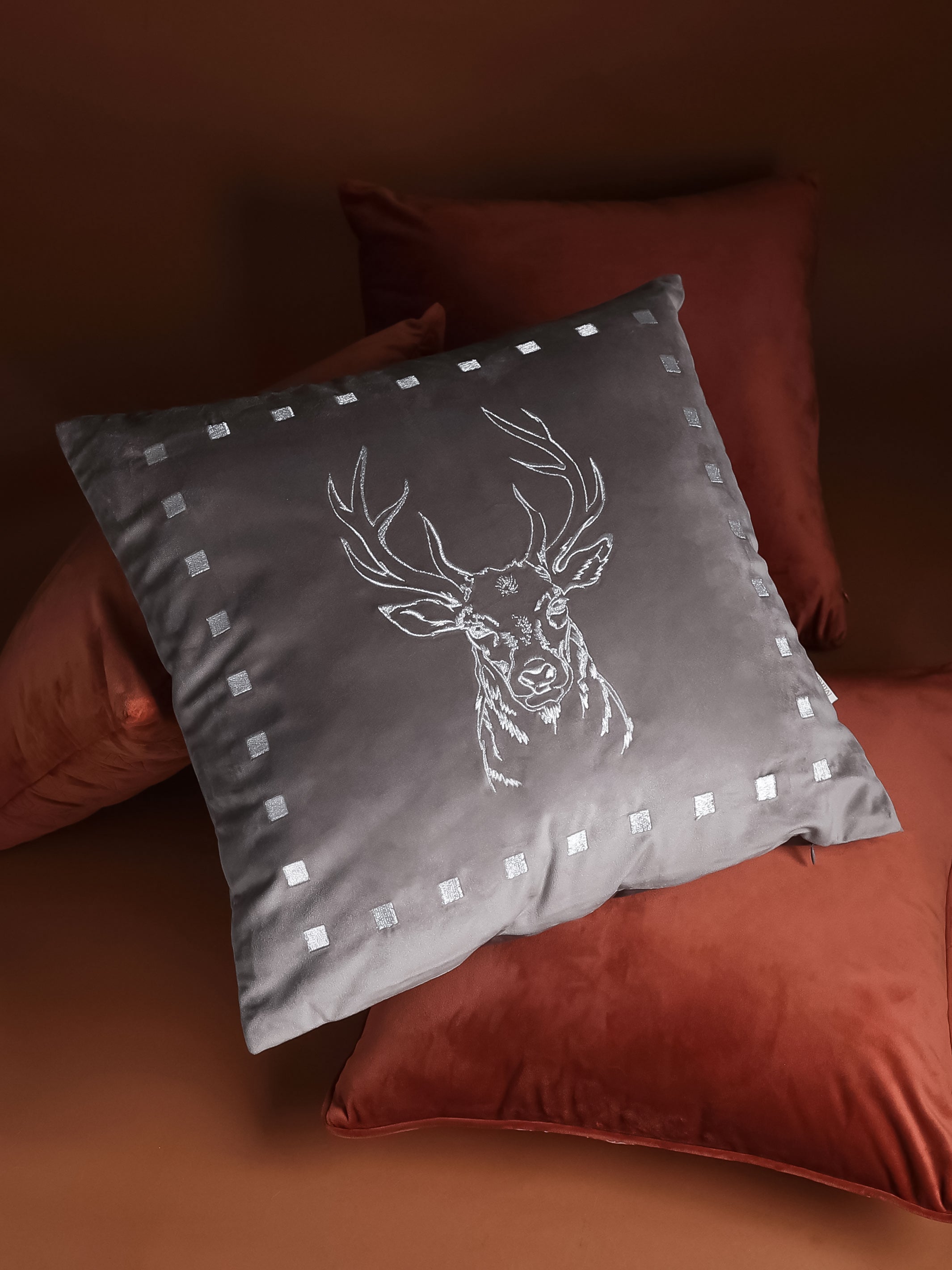 Mushk MochaVelvet Cushion