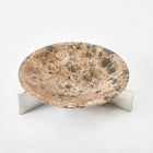 Marble Tray With Alloy Stand
