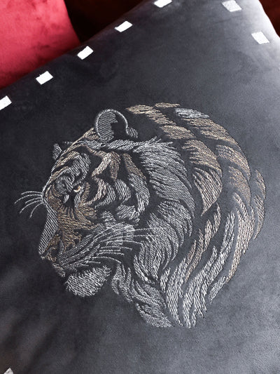 Vanraj Ash Velvet Cushion