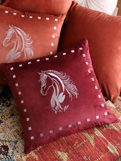 Sultan Copper Velvet Cushion