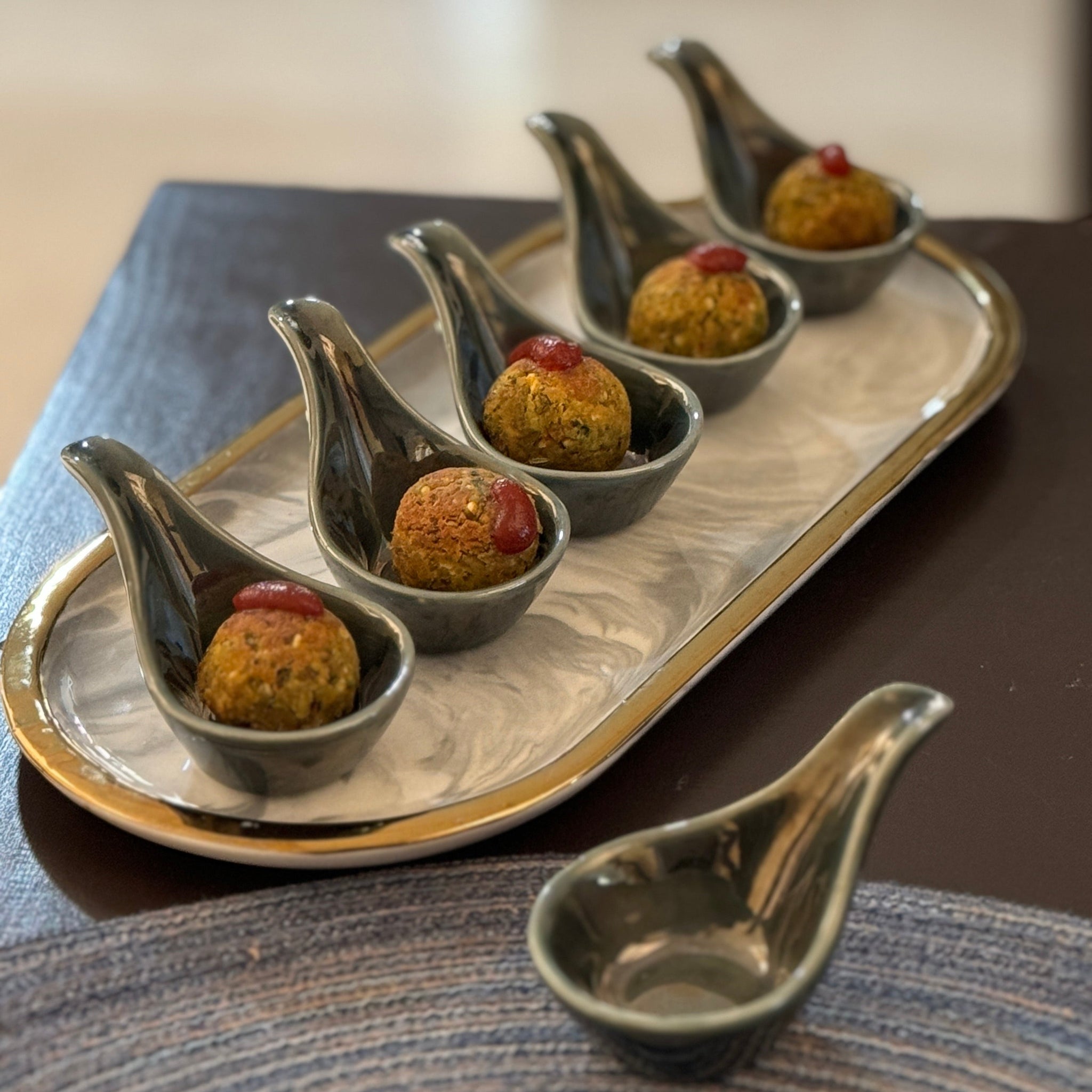 Spoon Ceramic Server