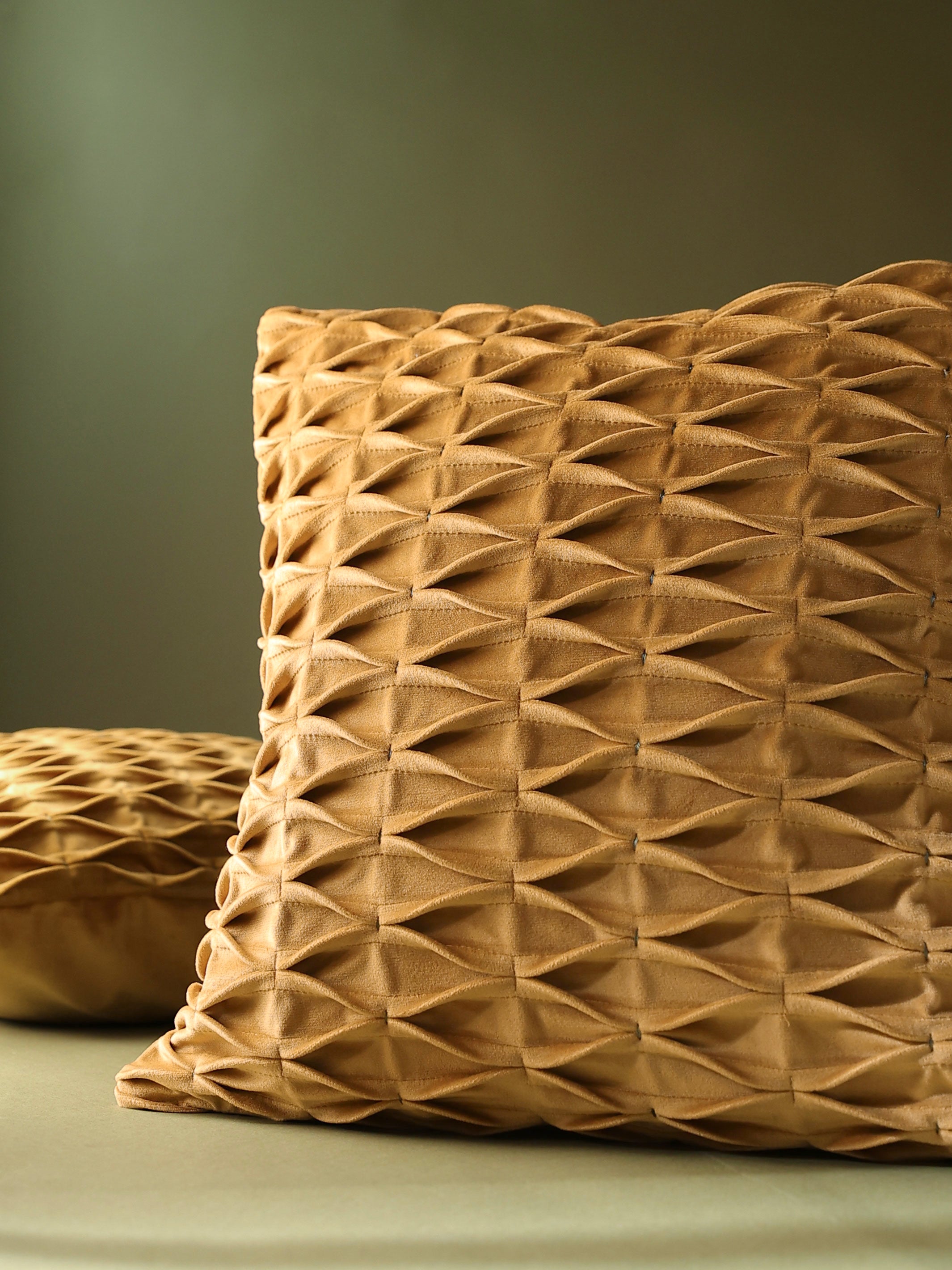Cushion Cover - Chunnat Ochre - Product Image 
