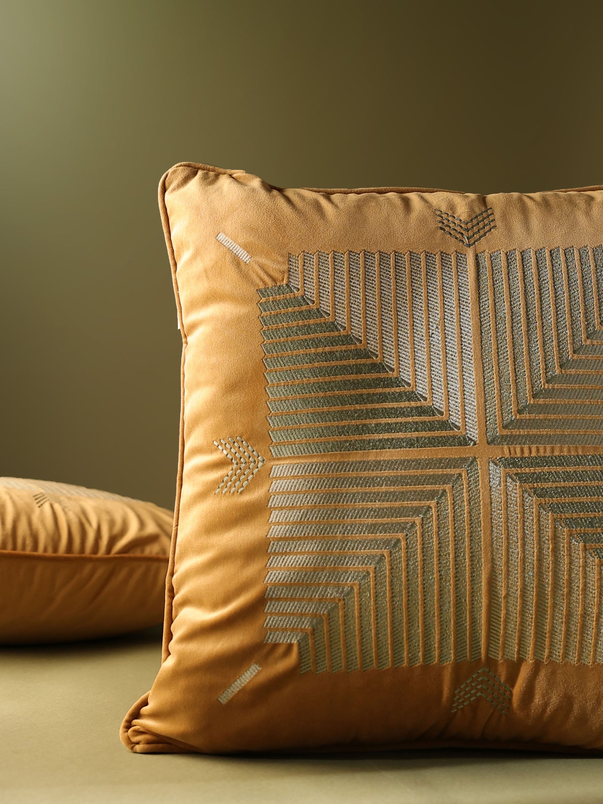 Cushion Cover - Vari-Da-Bagh ochre
