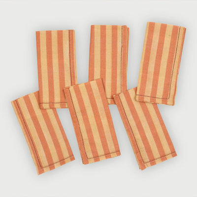 Linea Amber Cotton Table Napkins-Set of 6