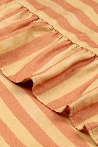 Linea Ruffle Amber Cotton Table Cover
