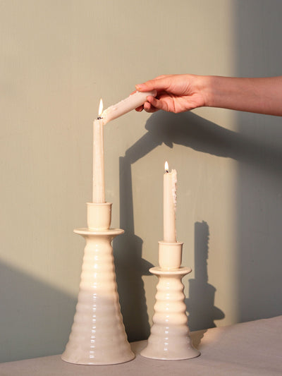 Coil Taper Candle Holder