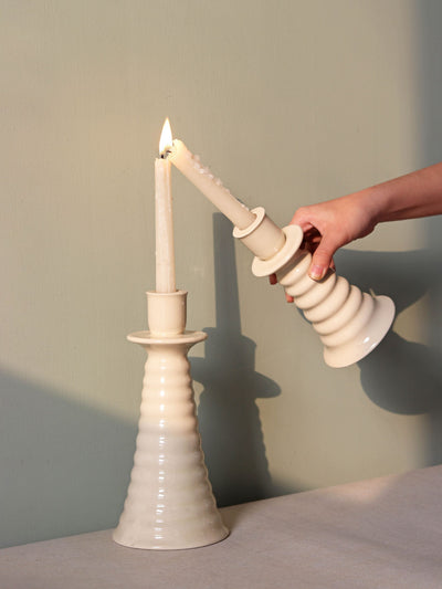 Coil Taper Candle Holder