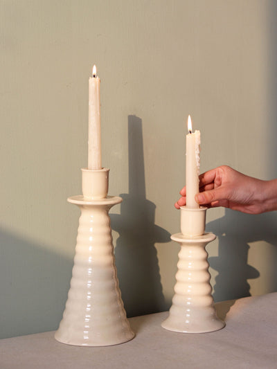 Coil Taper Candle Holder