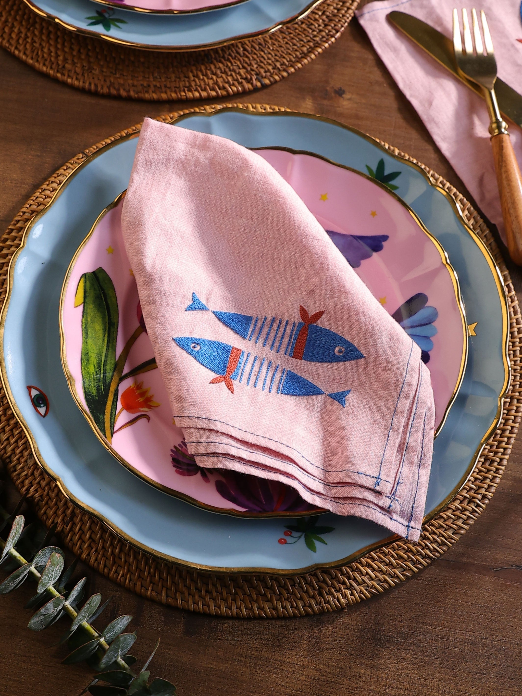 Captain Fin - Table Napkins (Set of 2)