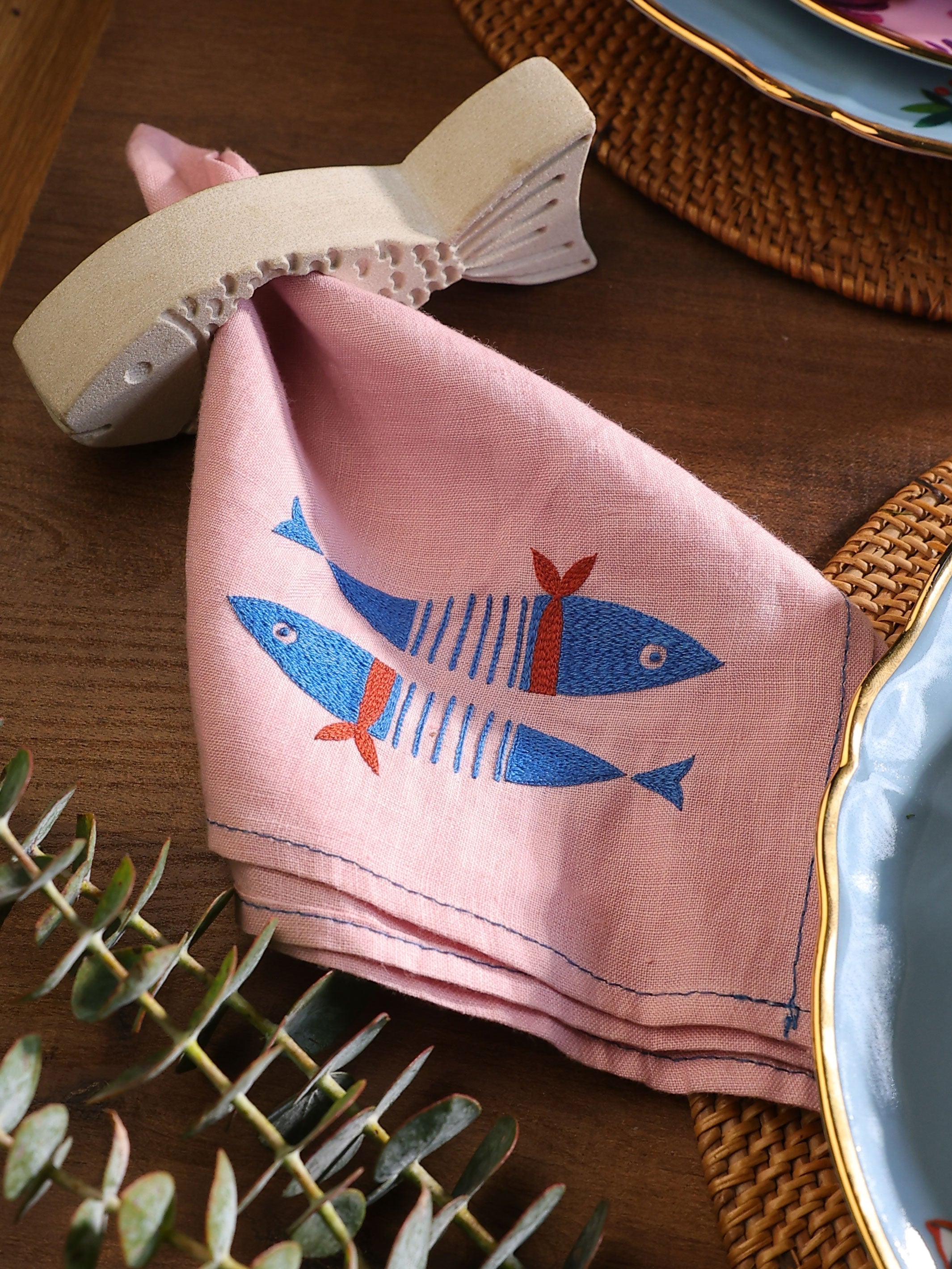 Captain Fin - Table Napkins (Set of 2)
