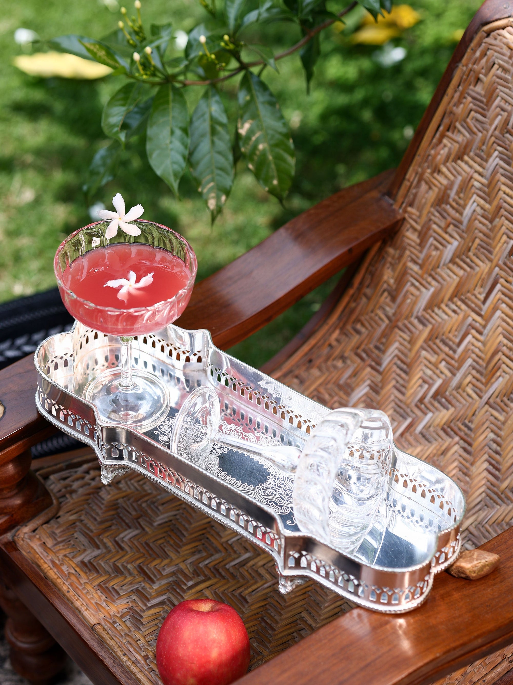 Victorian Rectangular Tray Silver