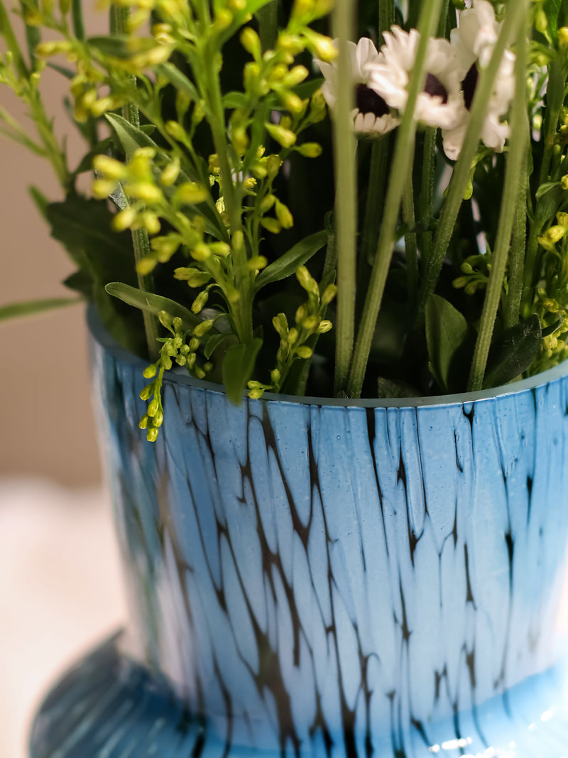 Murano Glass Vase - Blue