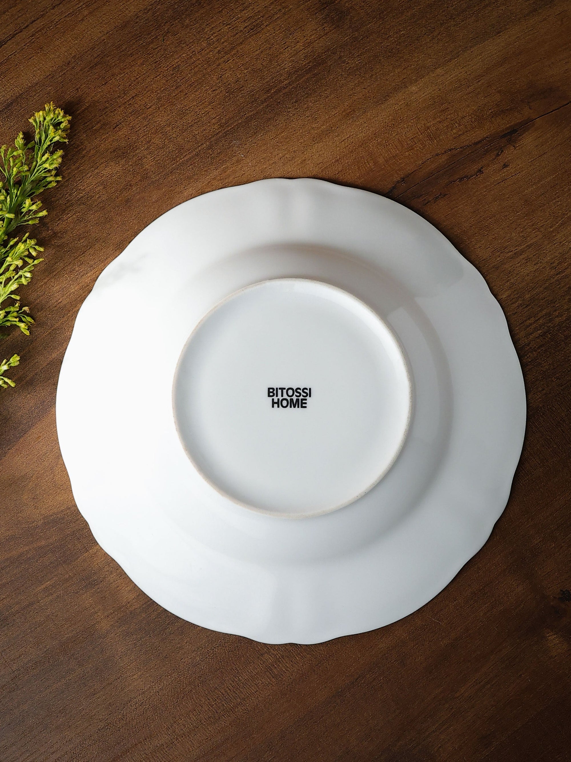 Pink Flower Deep Plate