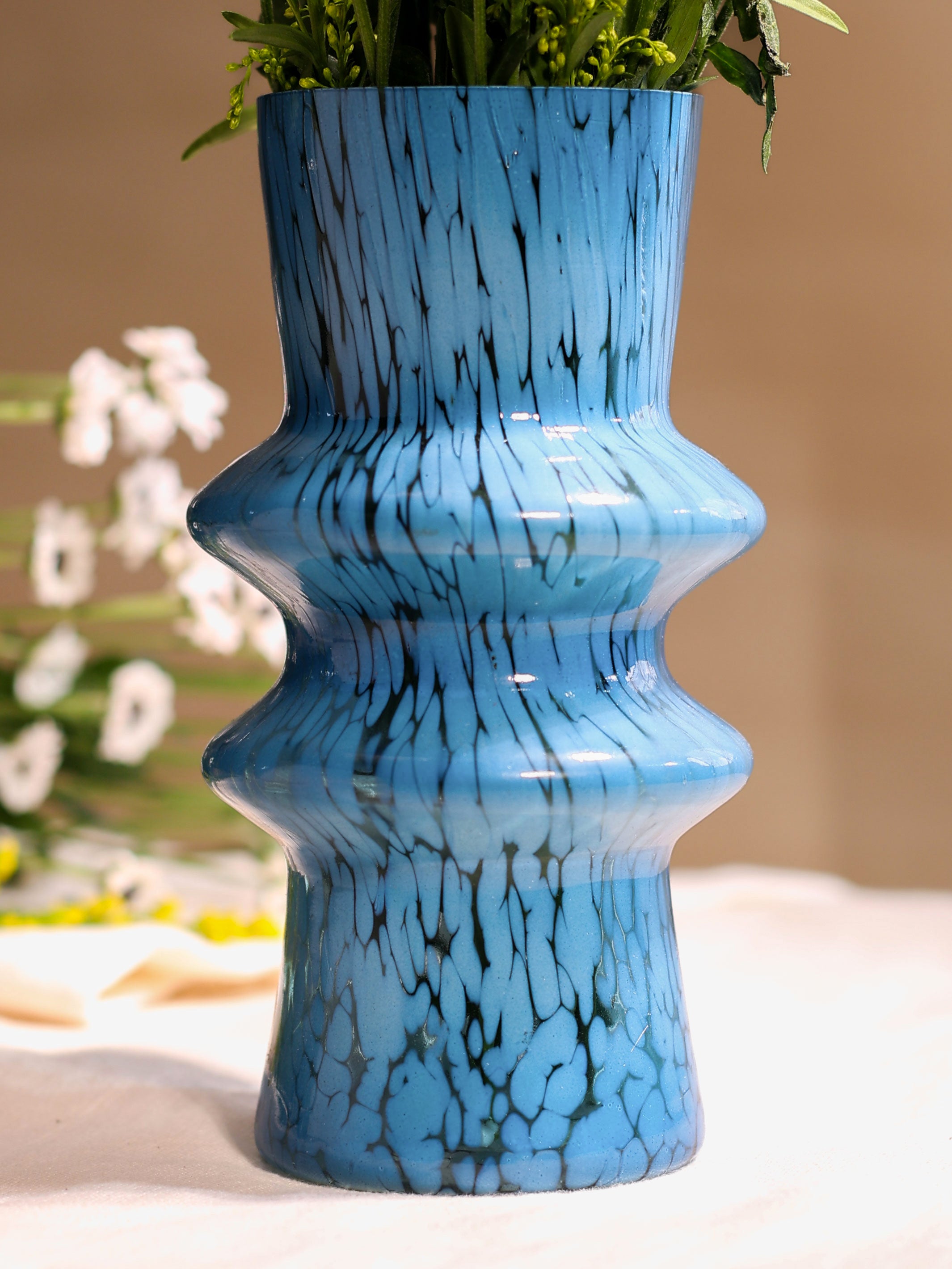 Murano Glass Vase - Blue