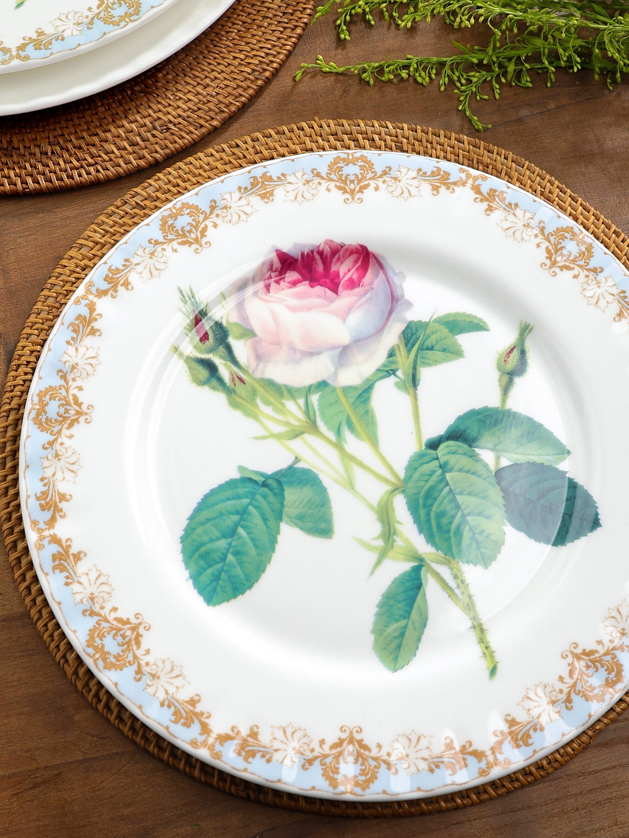 Vintage Rose Dinner Plate (Box of 6)