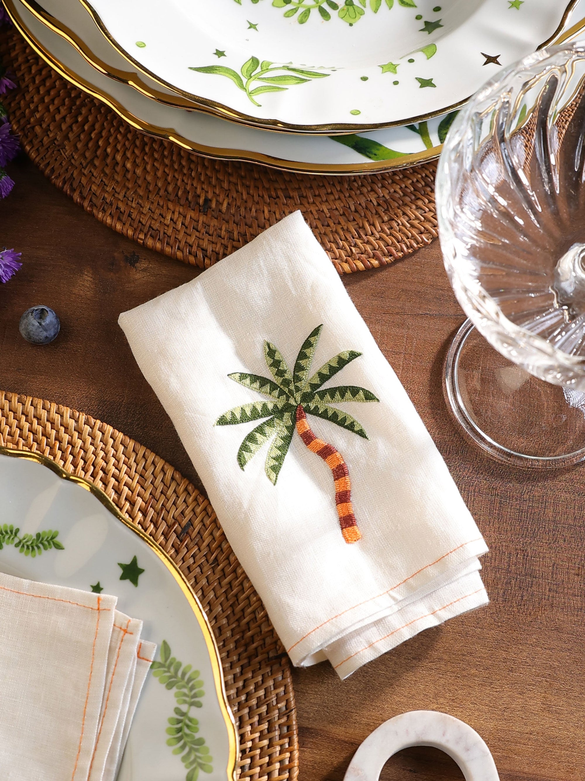 Sunset Palm - Table Napkin
