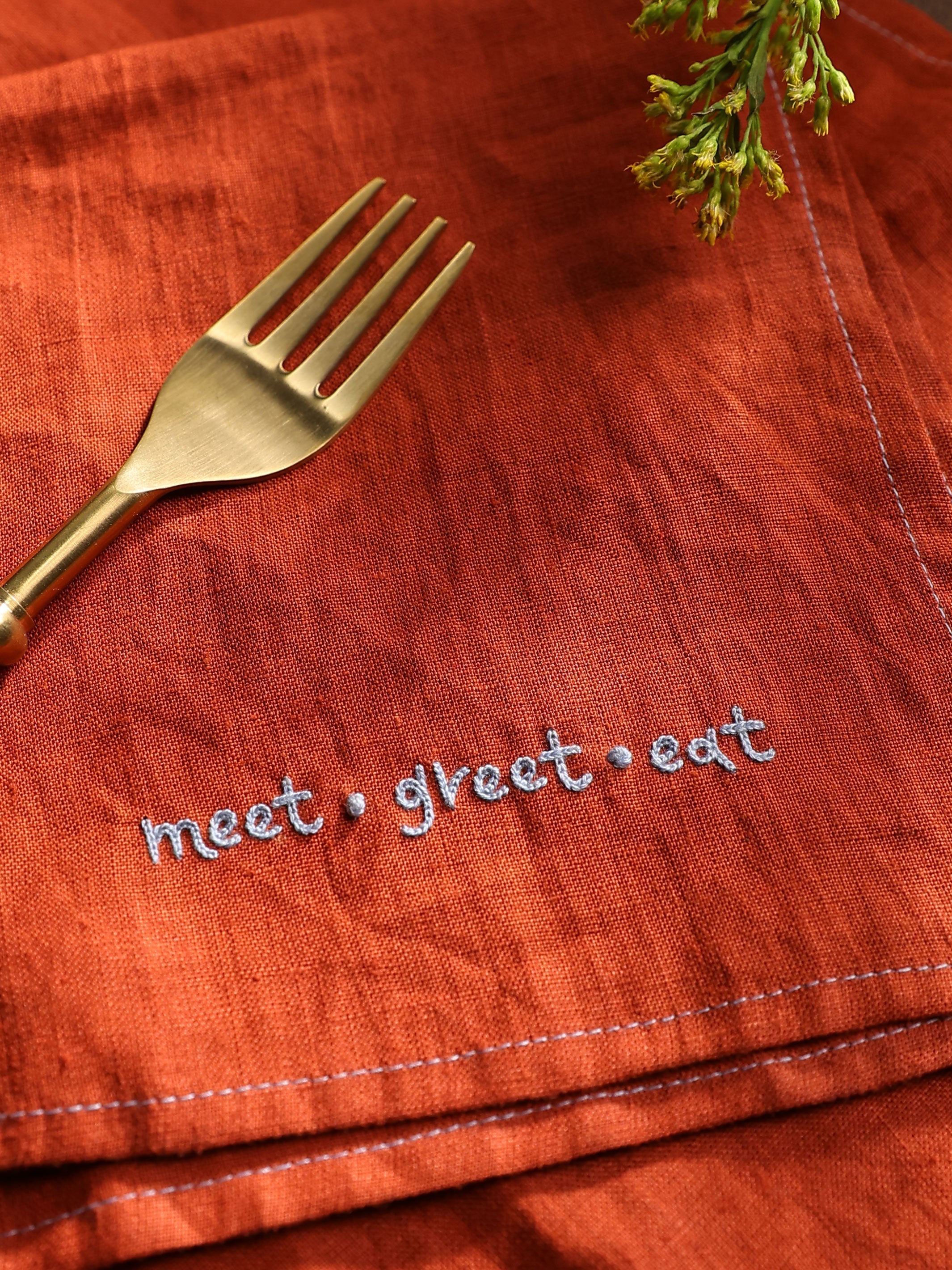 The Greet Sheet - Table Napkins (Set of 2)