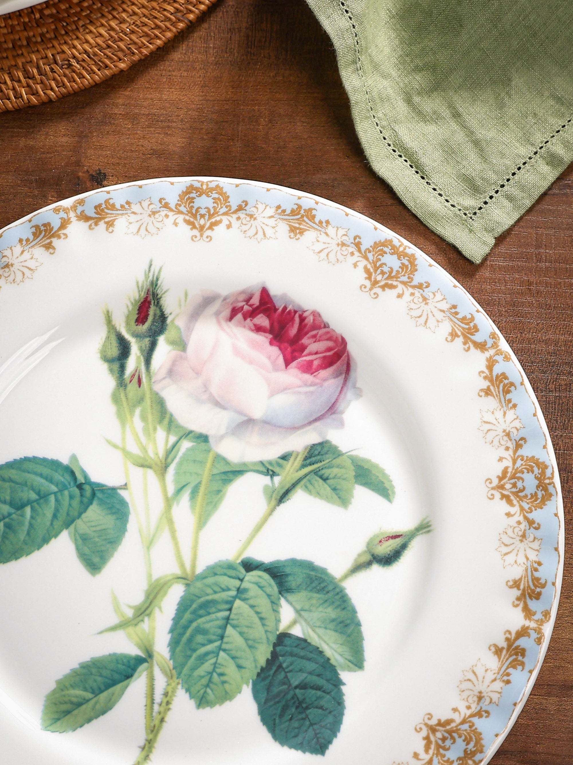 Vintage Rose Dinner Plate (Box of 6)