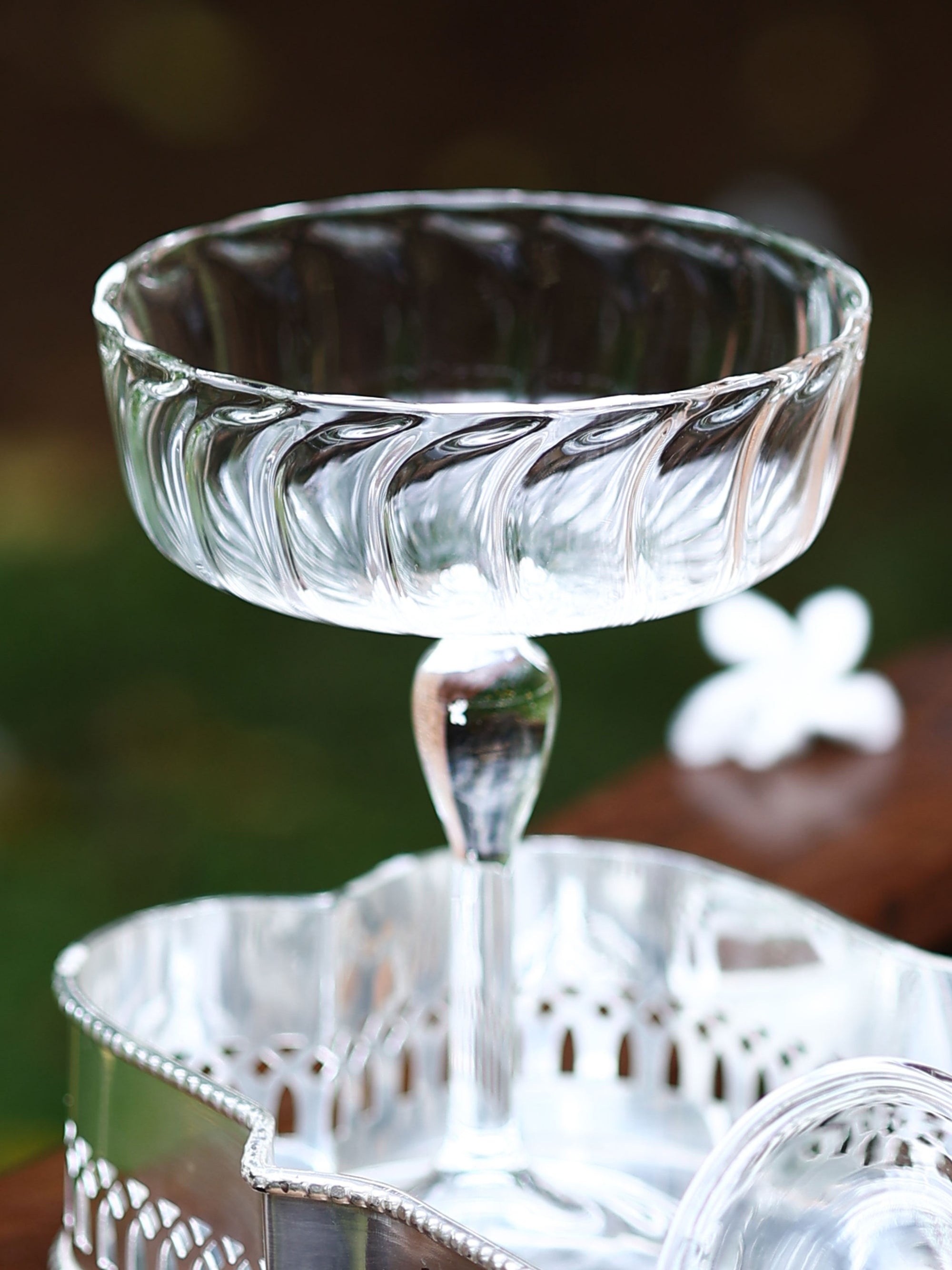 Mystic Mirage Fluted Mocktail Glass | 300 ml