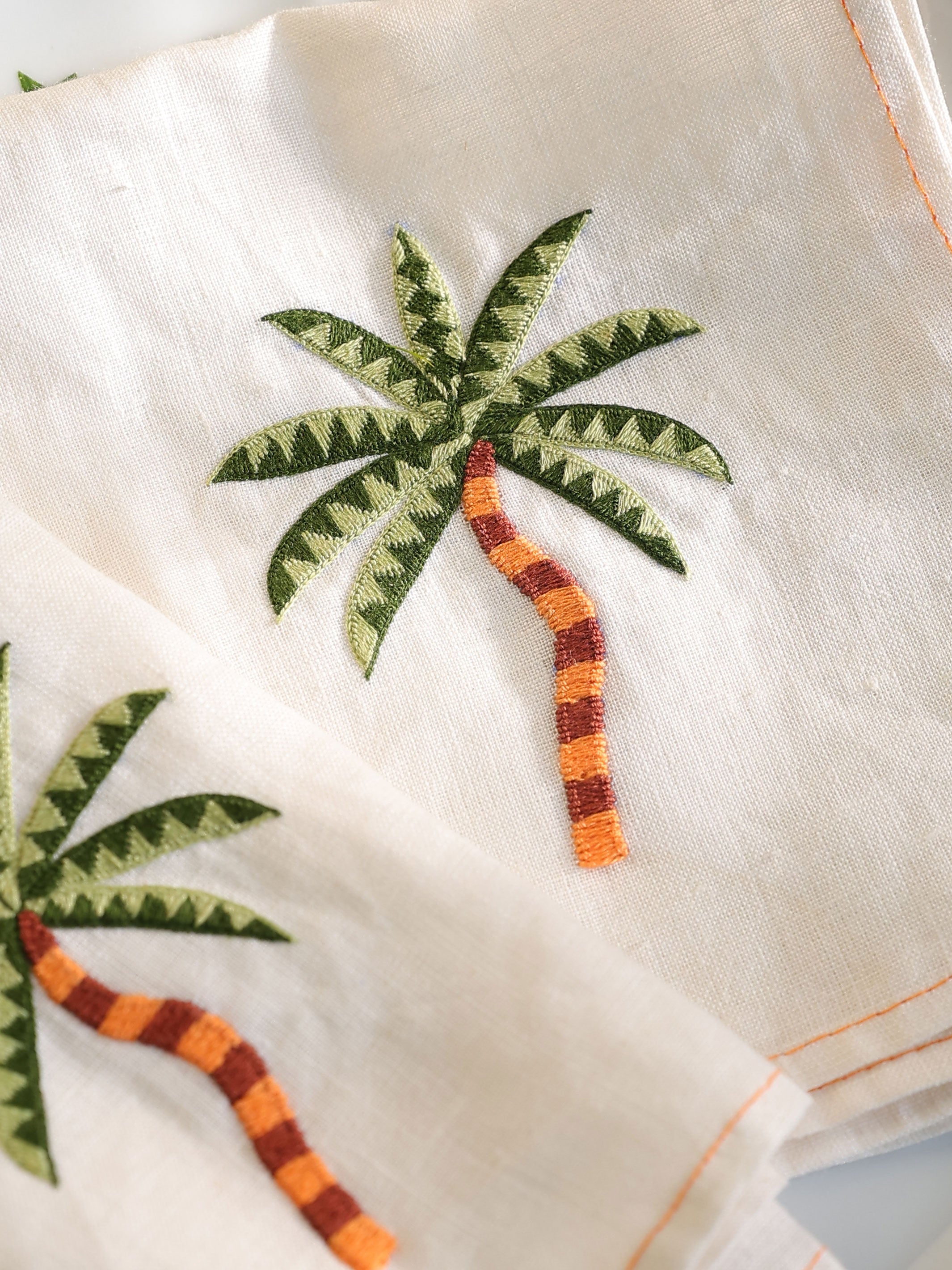 Sunset Palm - Table Napkins (Set of 2)