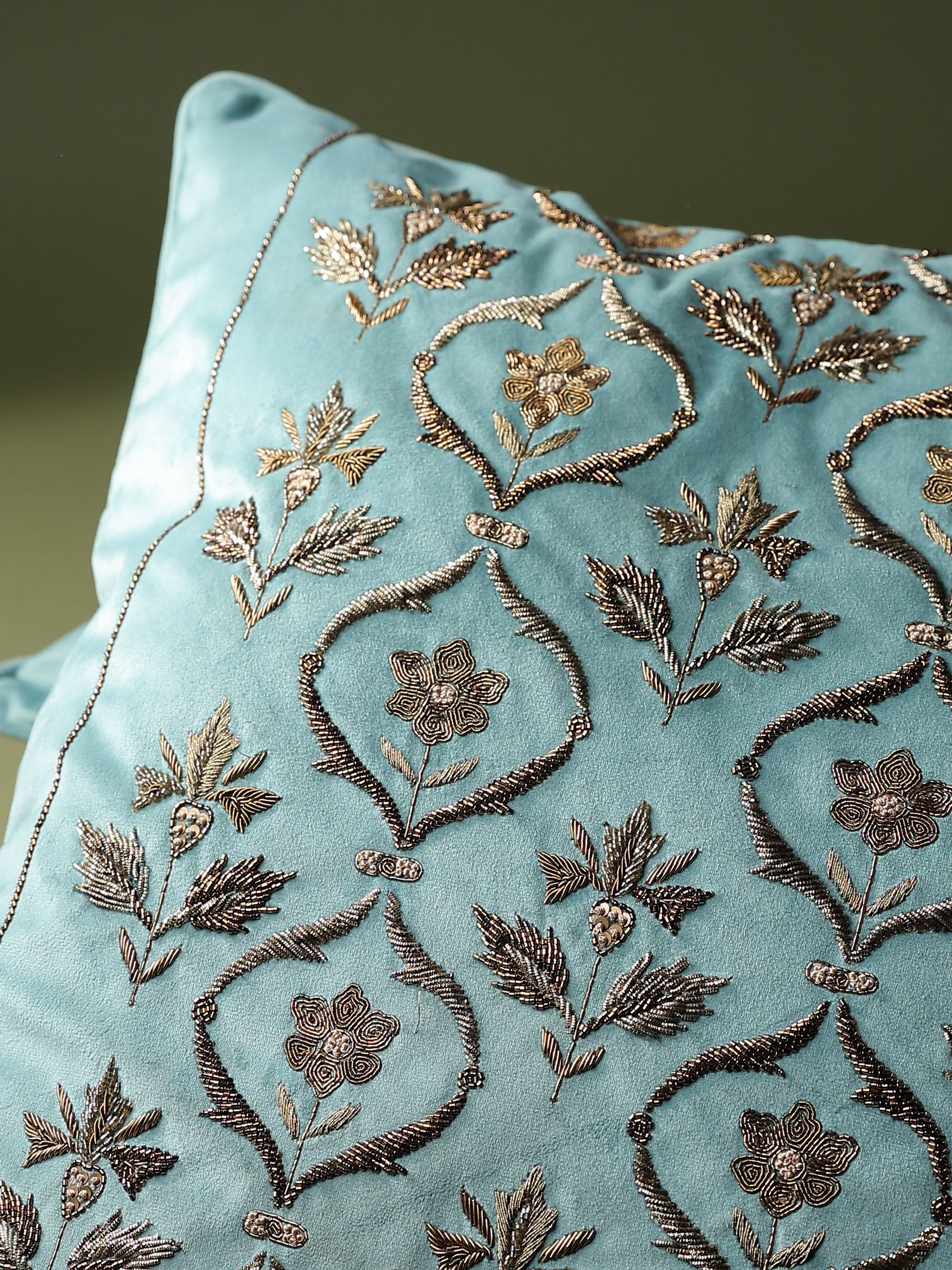 Cushion Cover - Gulzar Faberge Embroidered