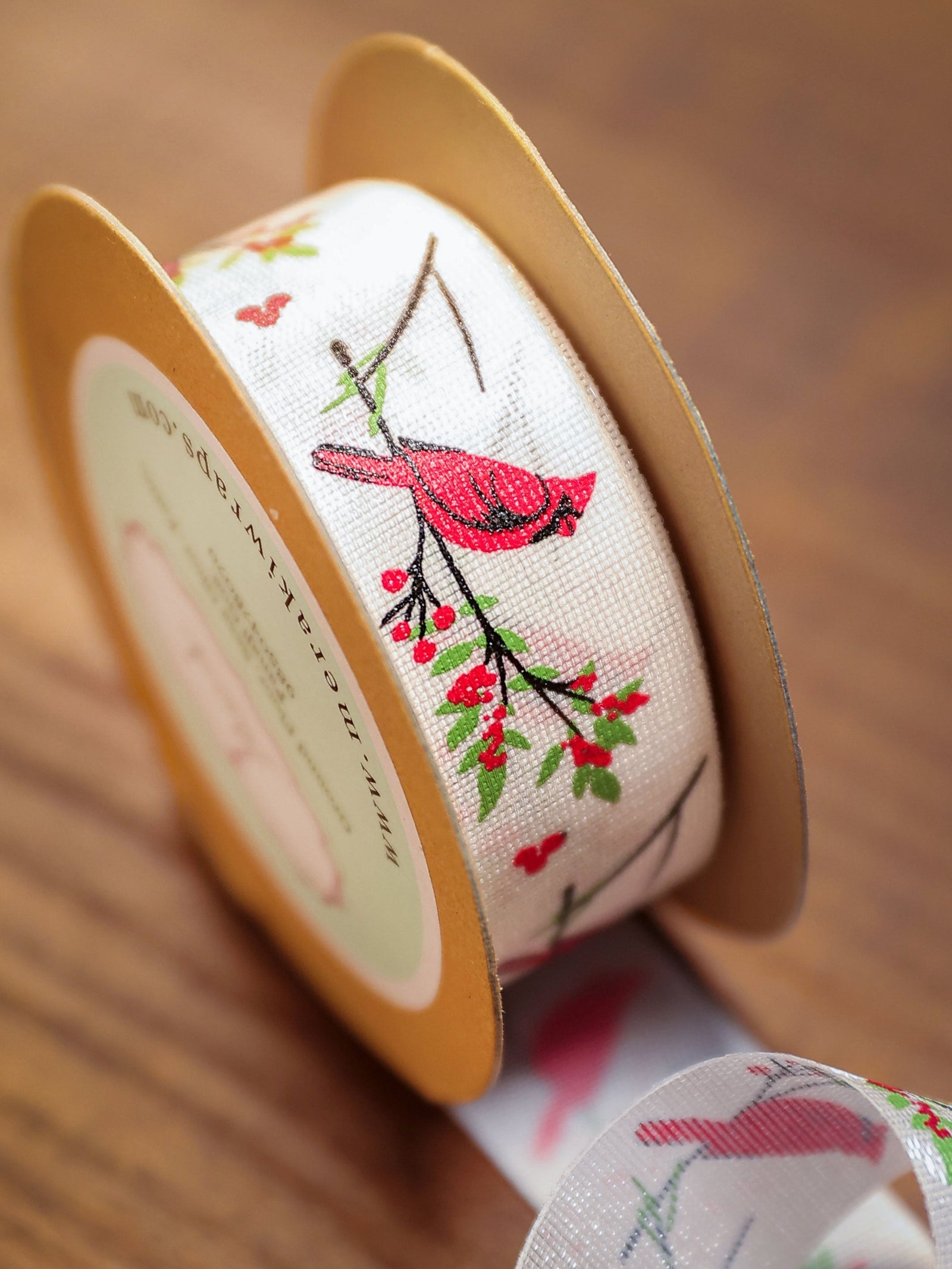 Winter Cardinal Ribbon