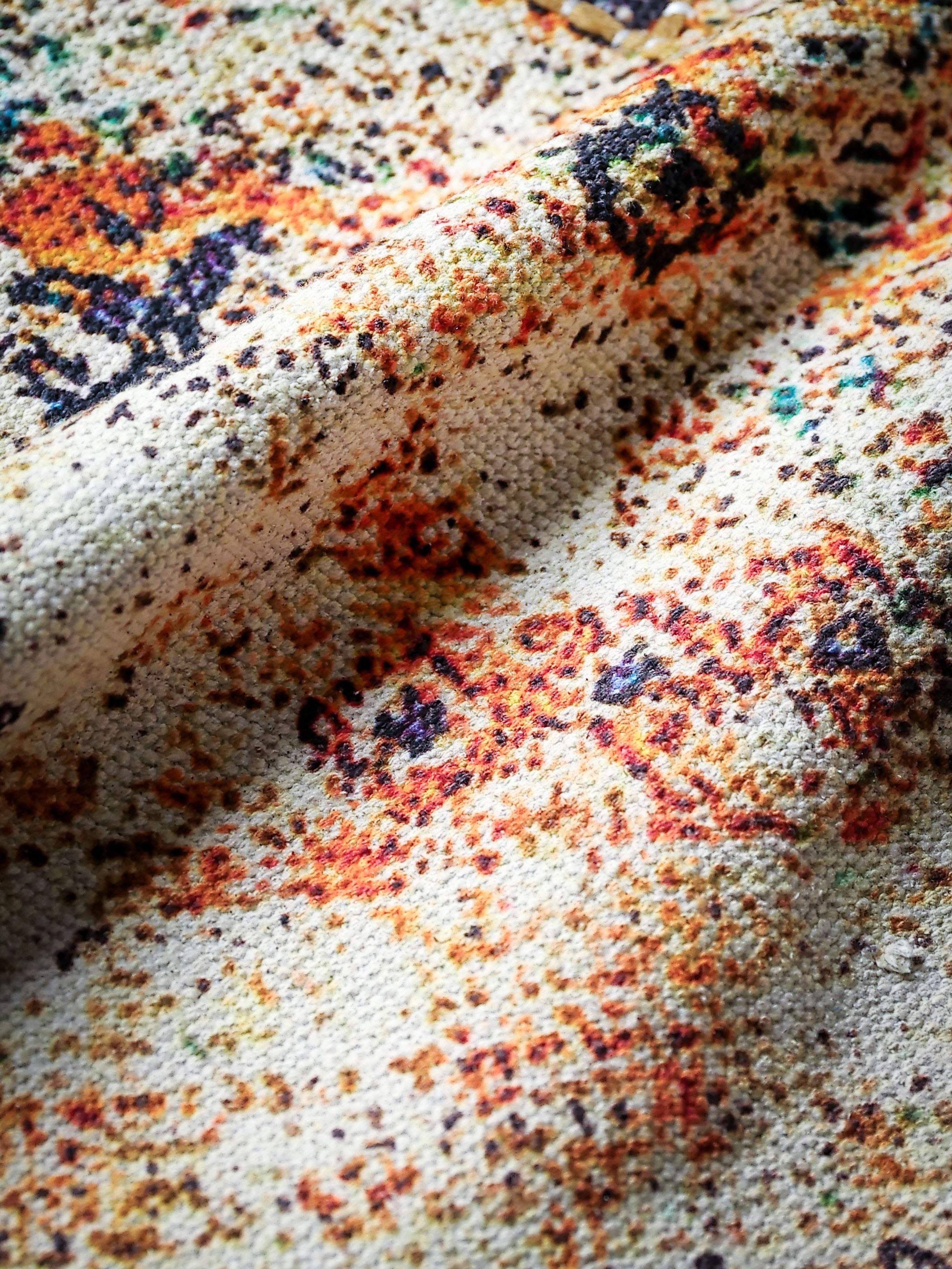 Bereket Embroidered Cotton Rug