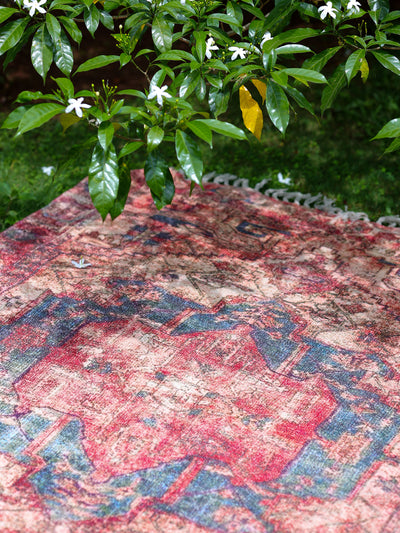 Printed Chenille Rug - Ruby Rose