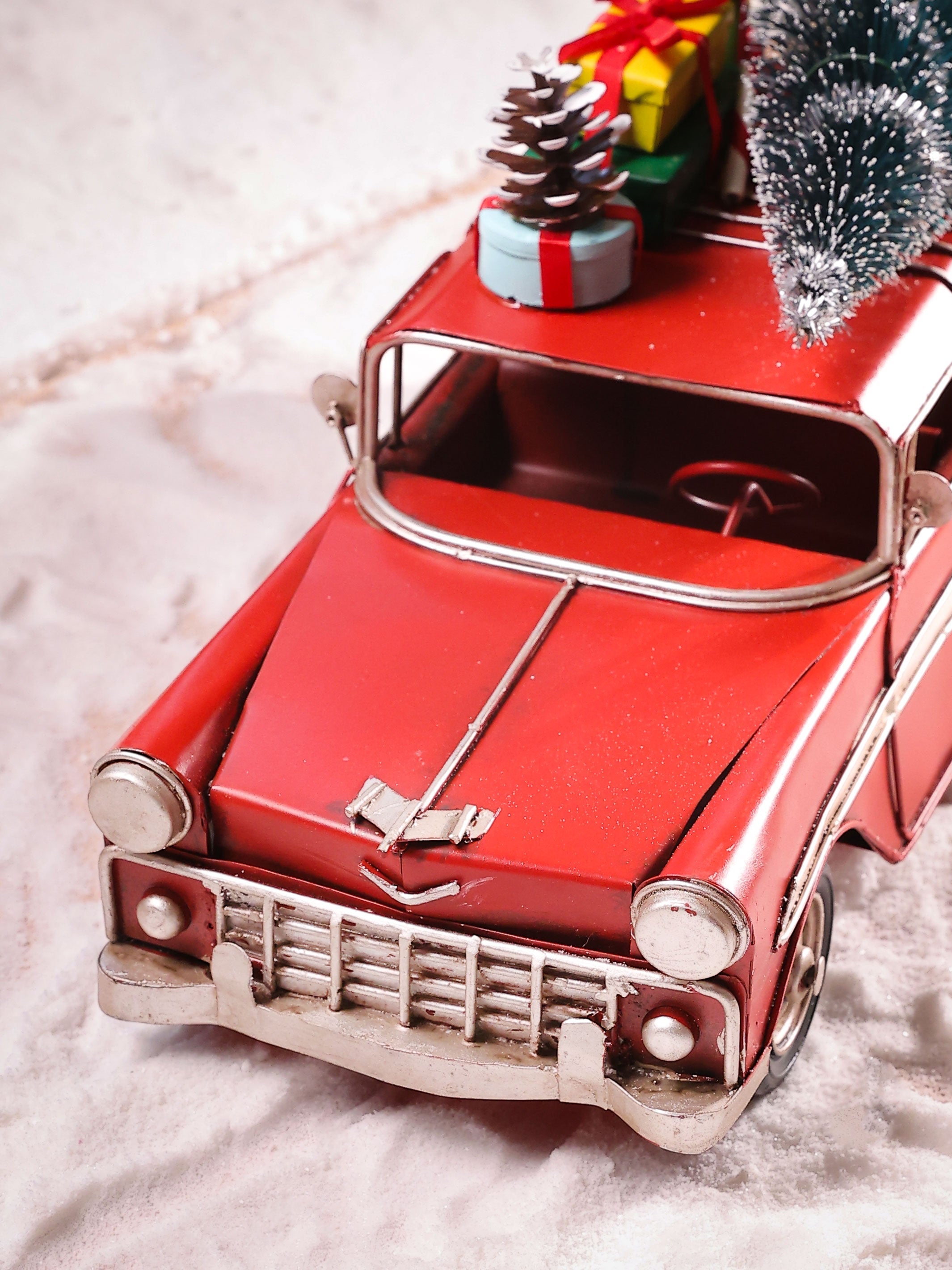 Car with Xmas Decorations