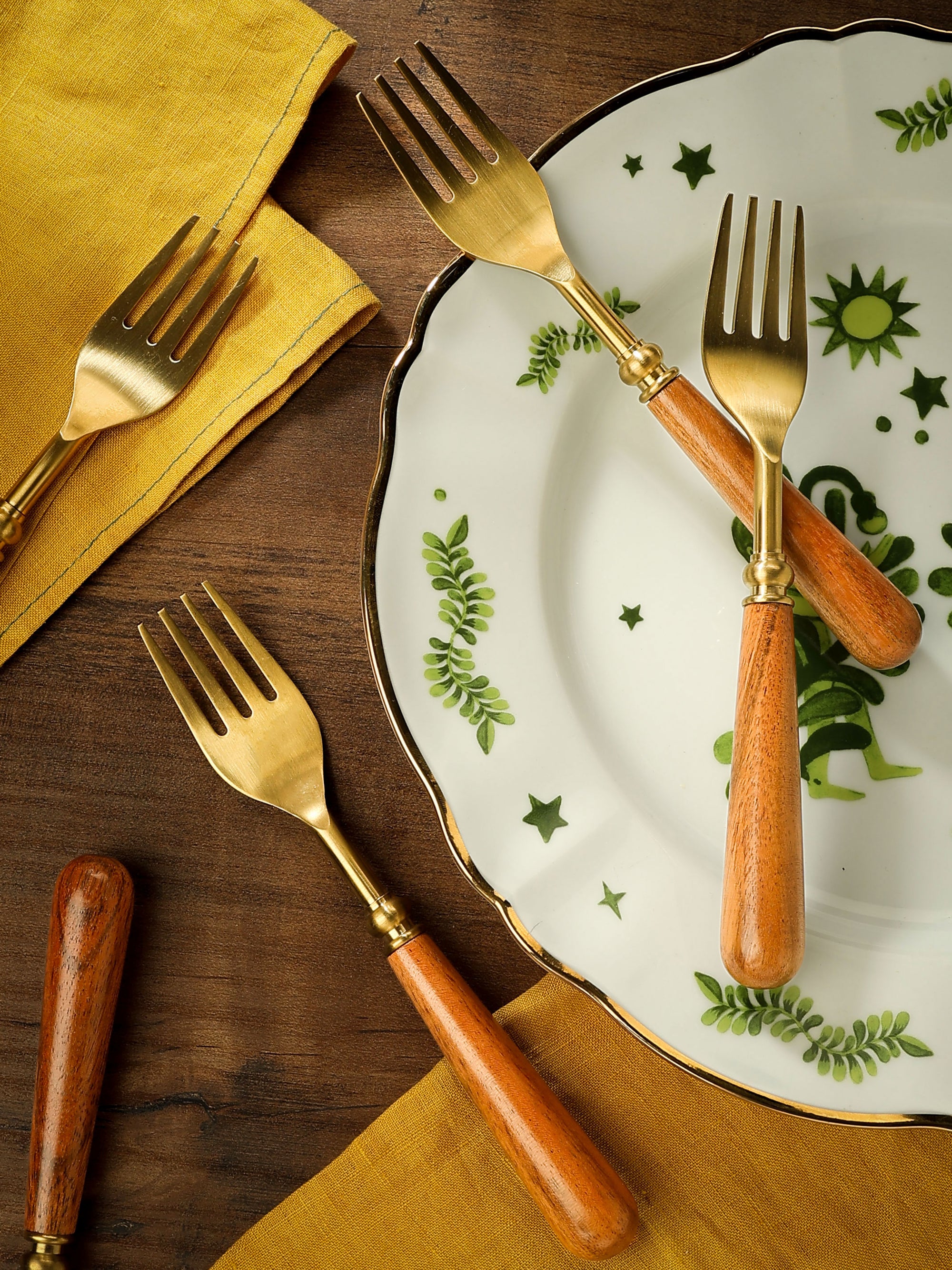 All Purpose Forks Set of 6 – Earthy Luxe