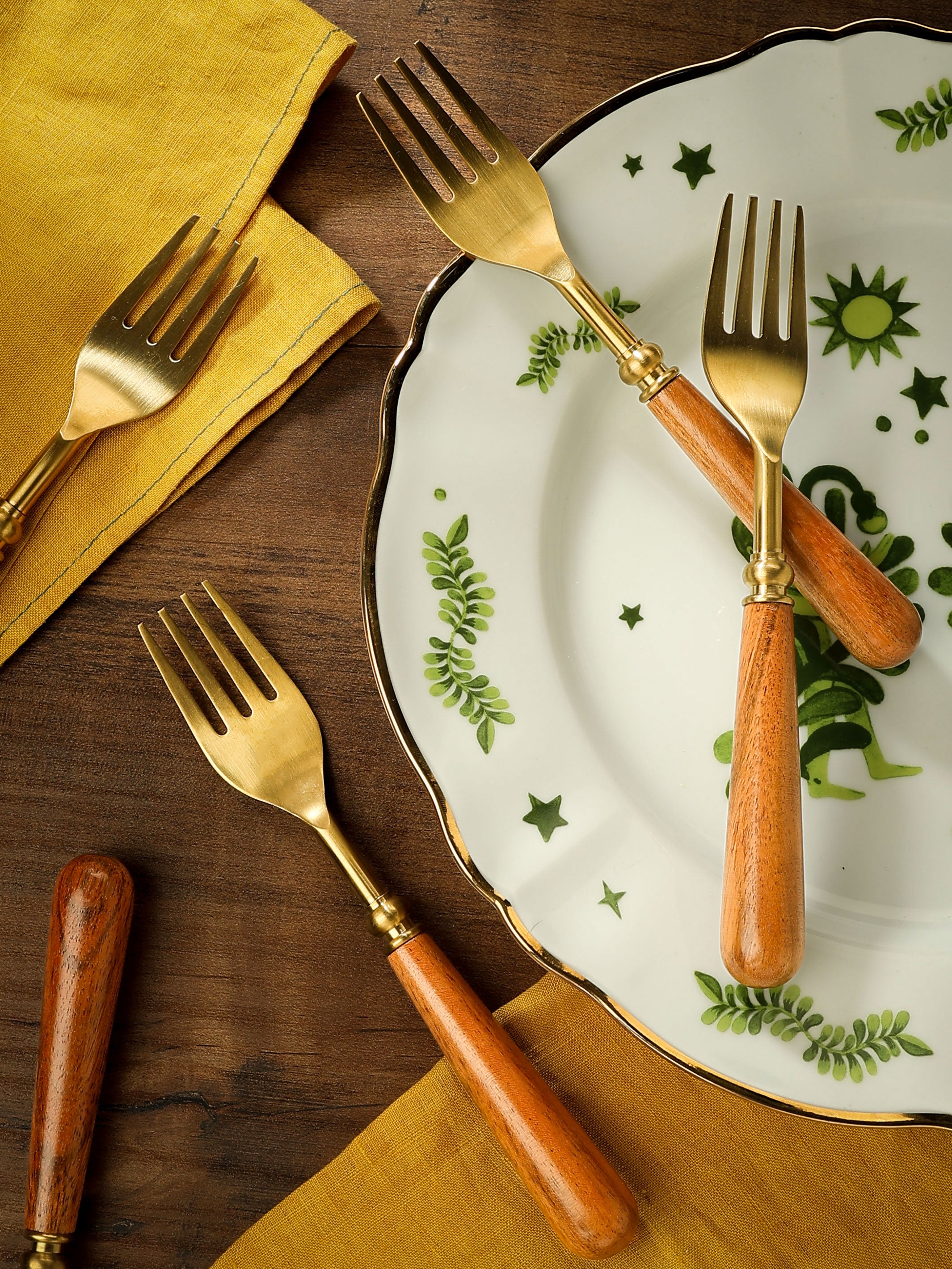 All Purpose Forks Set of 6 – Earthy Luxe