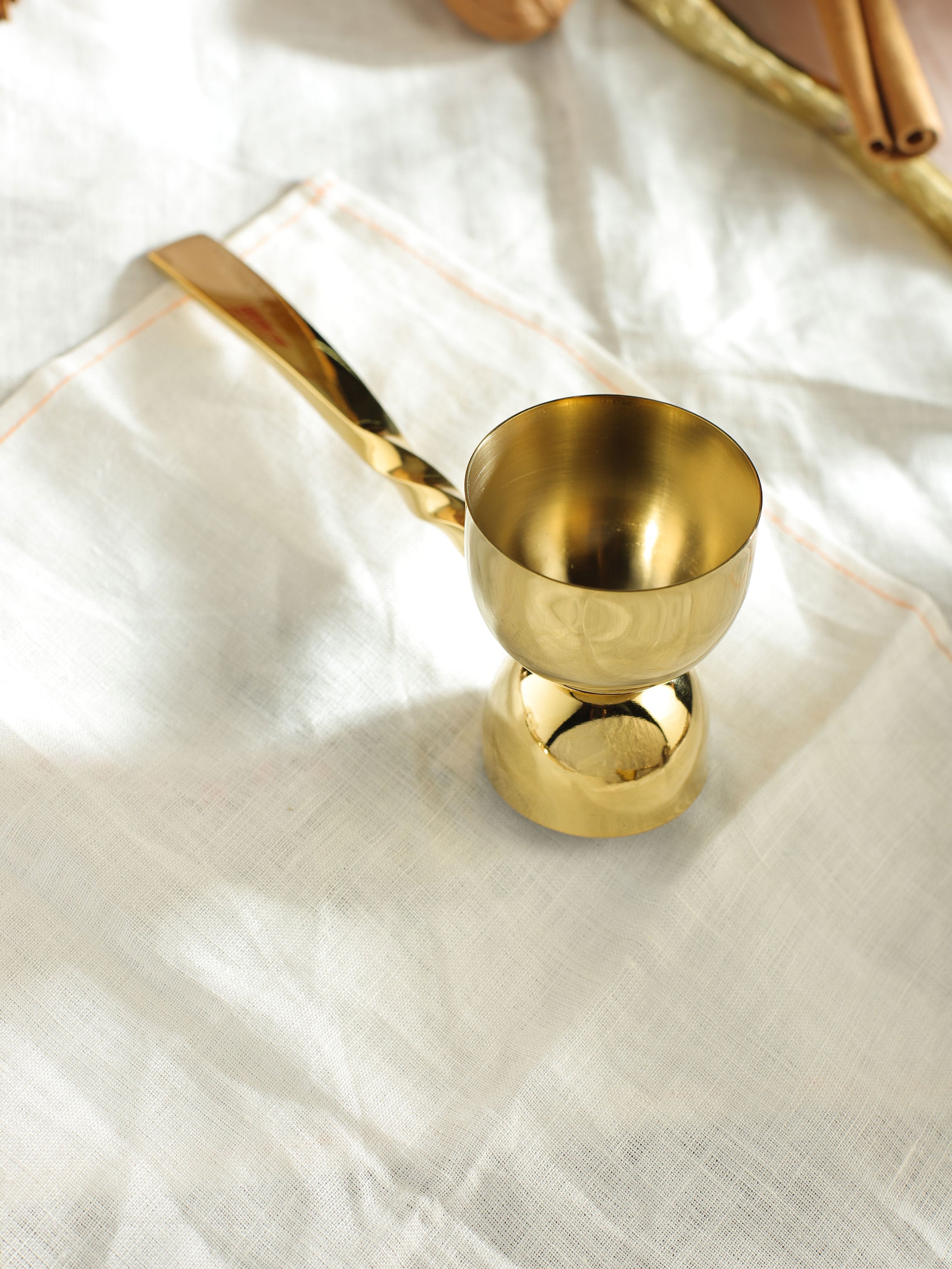 Bar Set of 4 - Twisted Gold