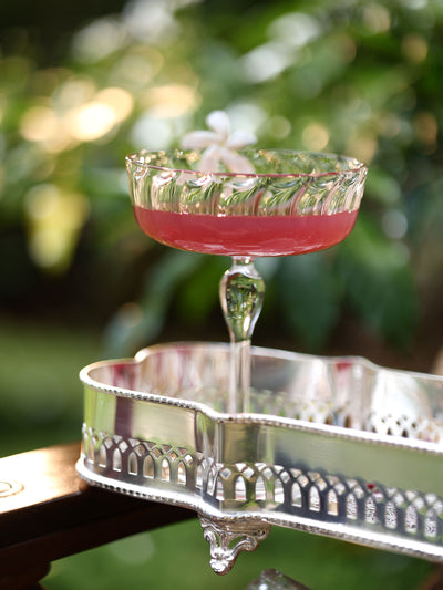 Victorian Rectangular Tray Silver