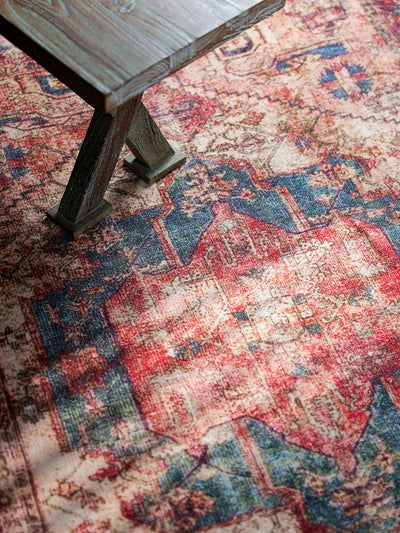 Printed Chenille Rug - Ruby Rose