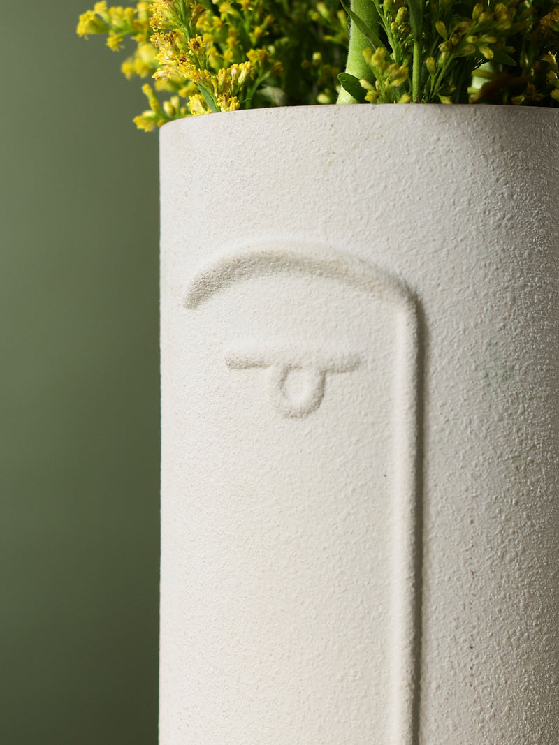 Enigmatic Faces - Ceramic Vase