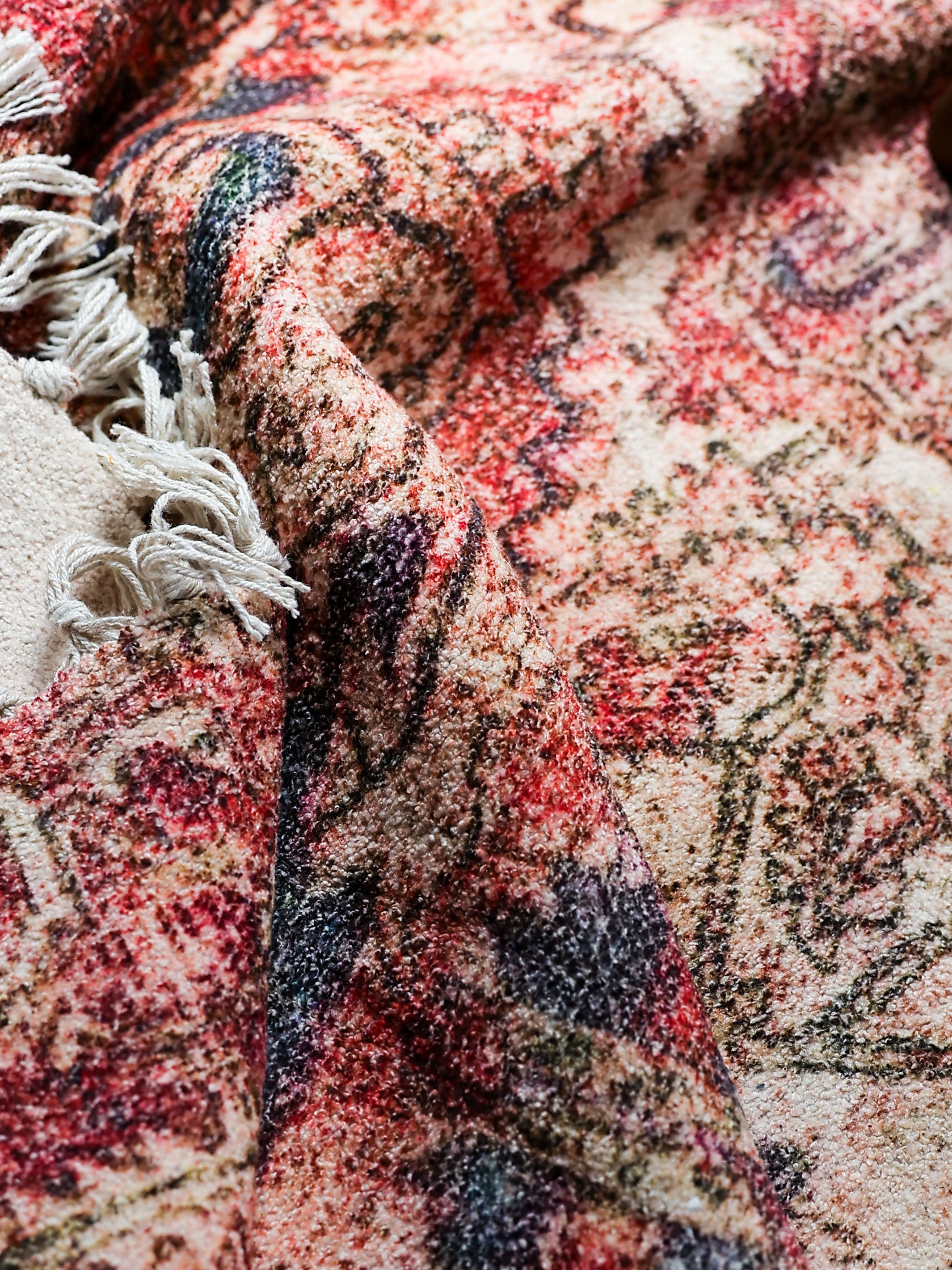 Printed Chenille Rug - Ruby Rose