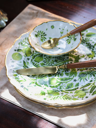 All Over Green Platter