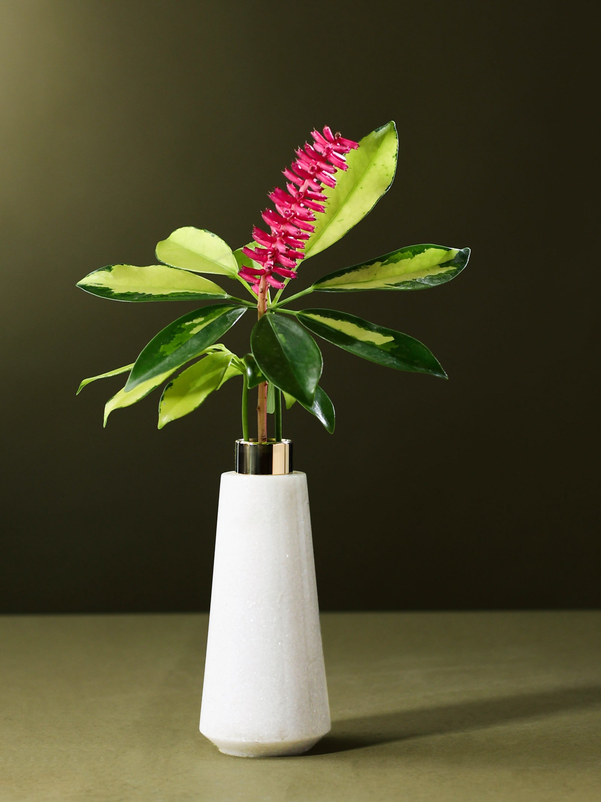 Marble Bud Vase White