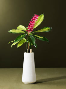 Marble Bud Vase White