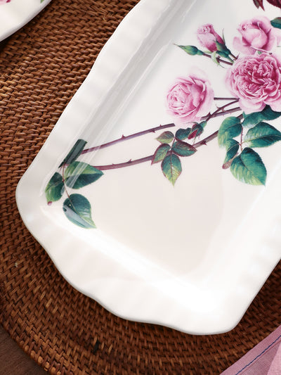 David Austen Roses Sandwich Platter