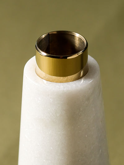 Marble Bud Vase White
